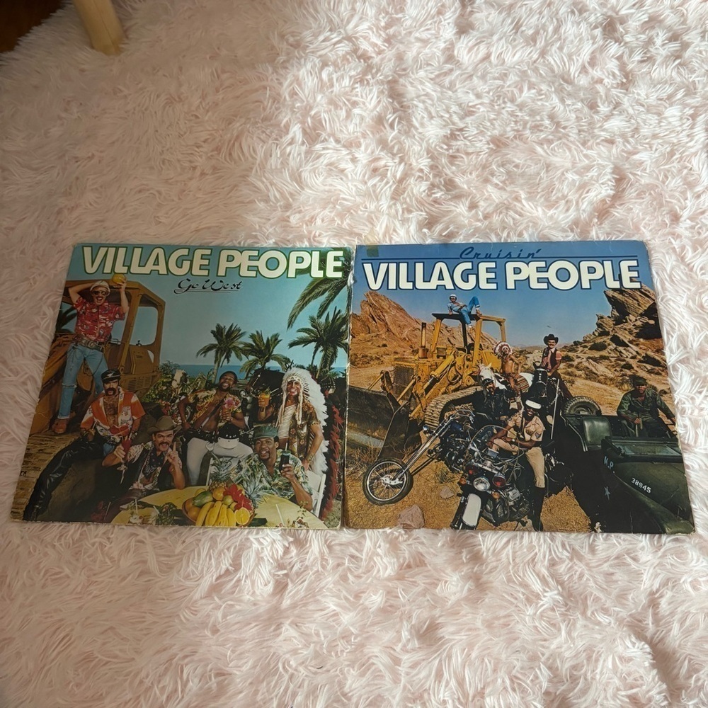 Village People Vinyl Record Set Bundle Go West Cruisin